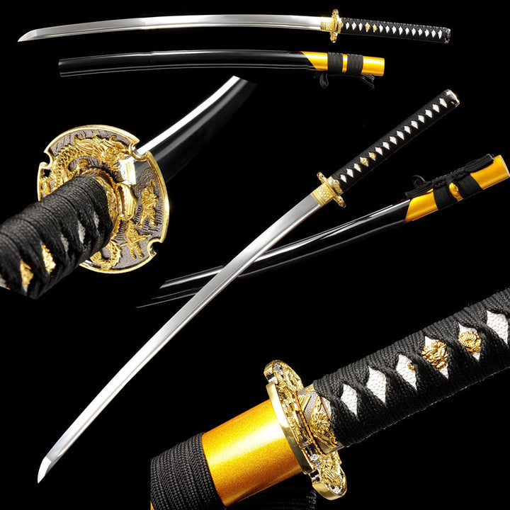 Natsu no Arashi Katana Dragon Tsuba
