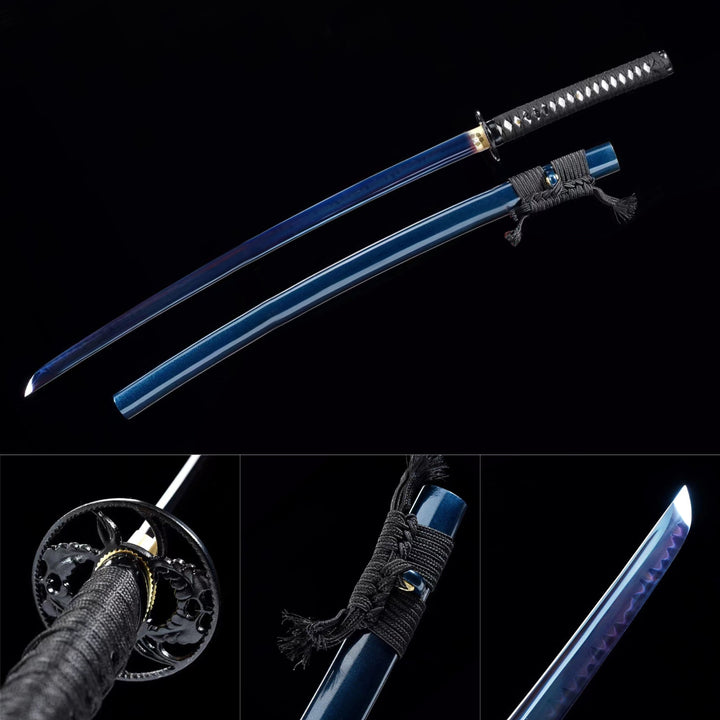 Ken no Tamashii Color Treated Blue Katana