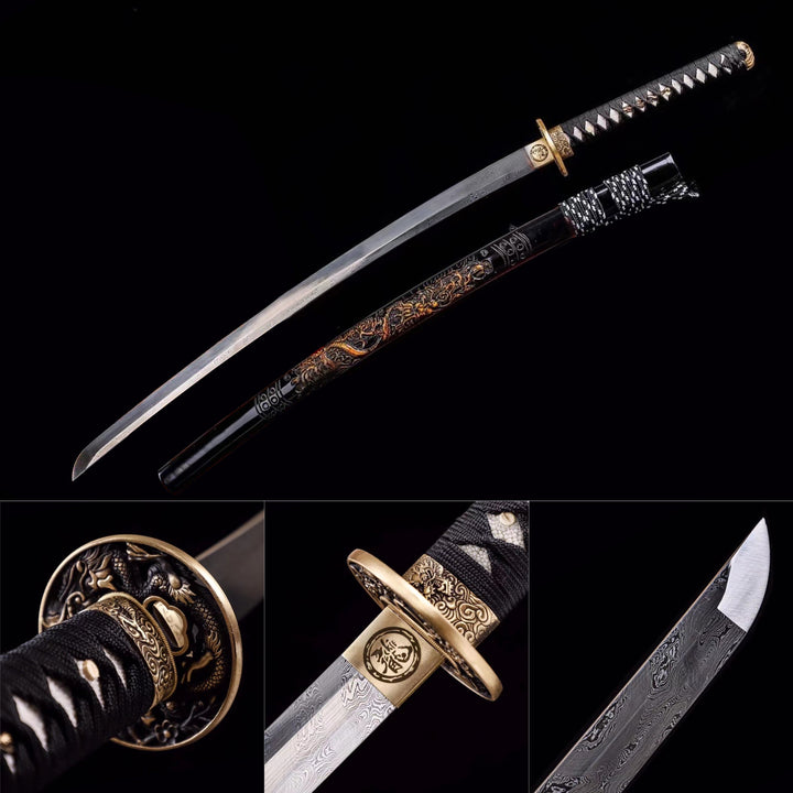 Mizu no Kizuna Katana Engrave Dragon Saya