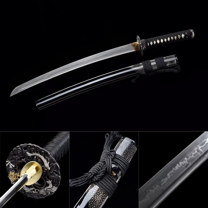 Silver Dragon Wakizashi