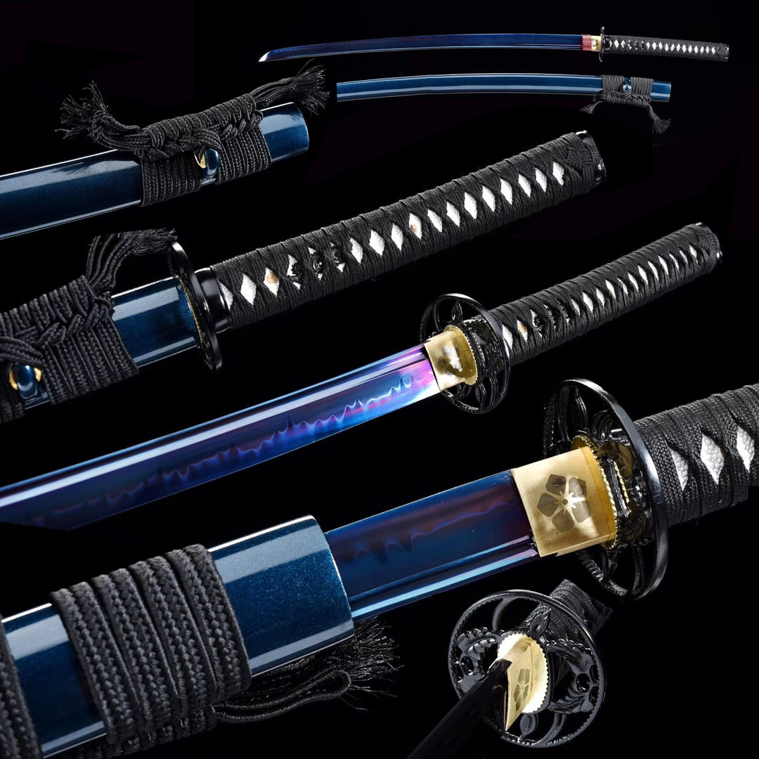 Ken no Tamashii Color Treated Blue Katana