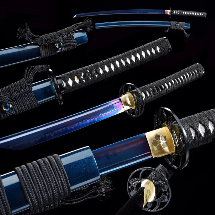 Ken no Tamashii Color Treated Blue Katana