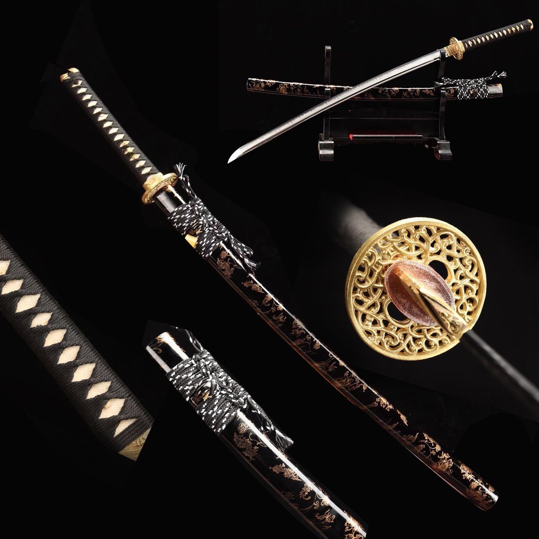 Yami no Rei Katana Brass Tsuba