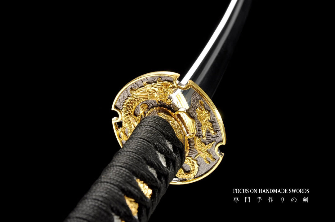 Natsu no Arashi Katana Dragon Tsuba
