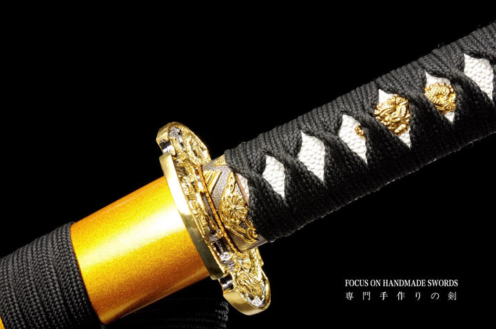 Natsu no Arashi Katana Dragon Tsuba
