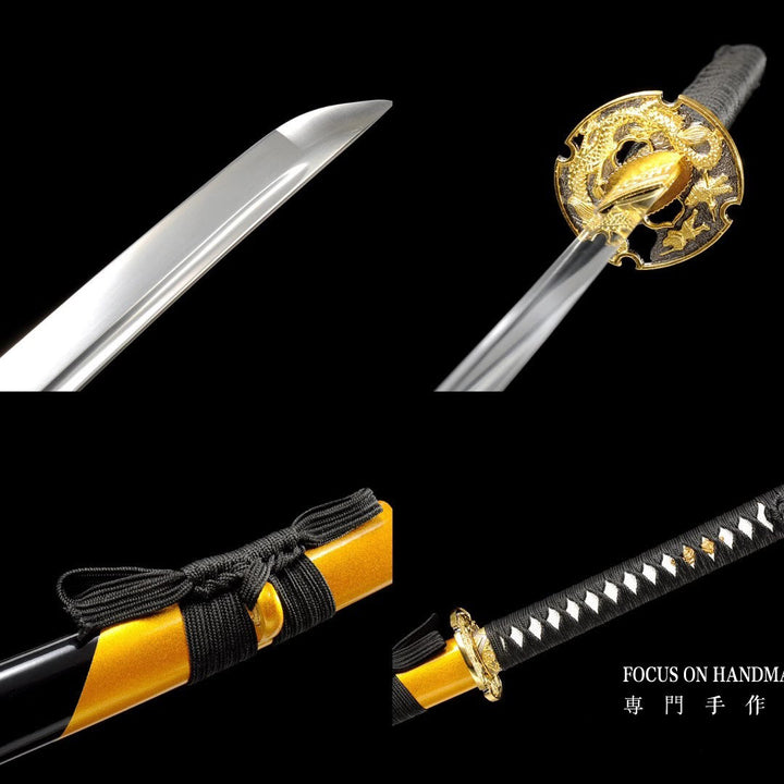 Natsu no Arashi Katana Dragon Tsuba