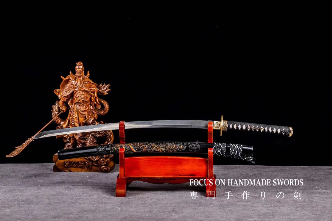 Mizu no Kizuna Katana Engrave Dragon Saya