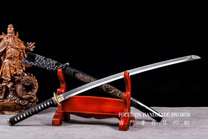 Mizu no Kizuna Katana Engrave Dragon Saya