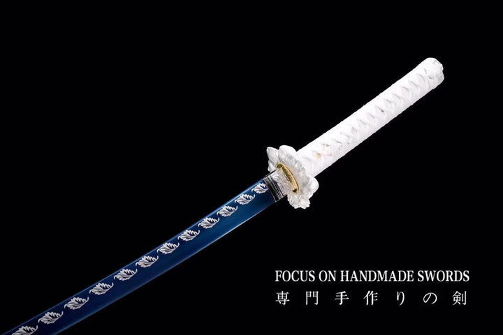 Iwa no Chikara Manganese Steel Katana  White Scabbard