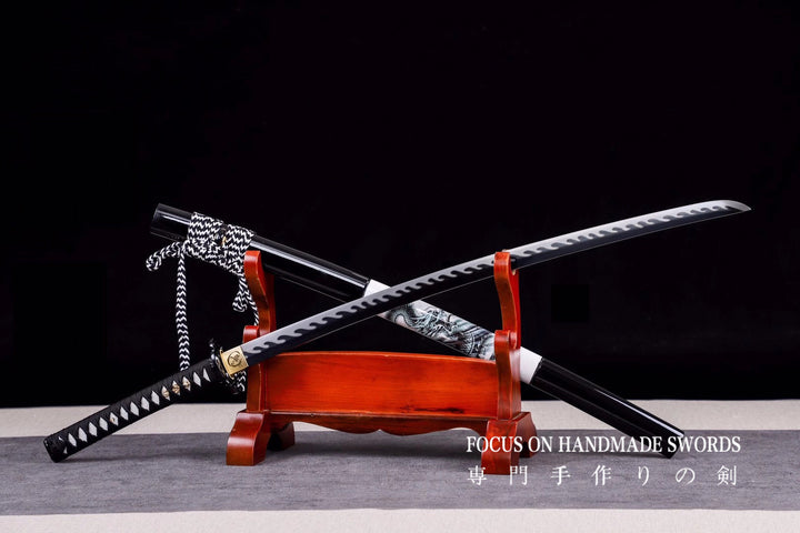 Kyouya no Kaze Katana Color Treated Black