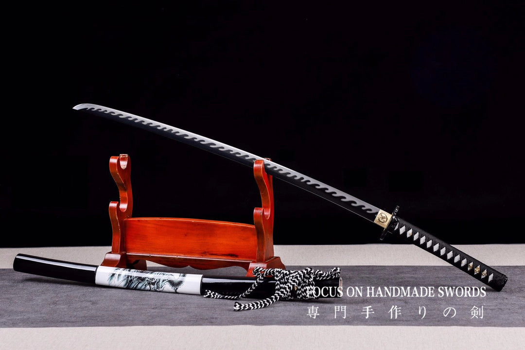Kyouya no Kaze Katana Color Treated Black