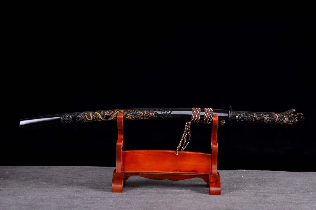 Arashi no Oto Katana Engrave Dragon