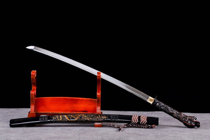 Arashi no Oto Katana Engrave Dragon