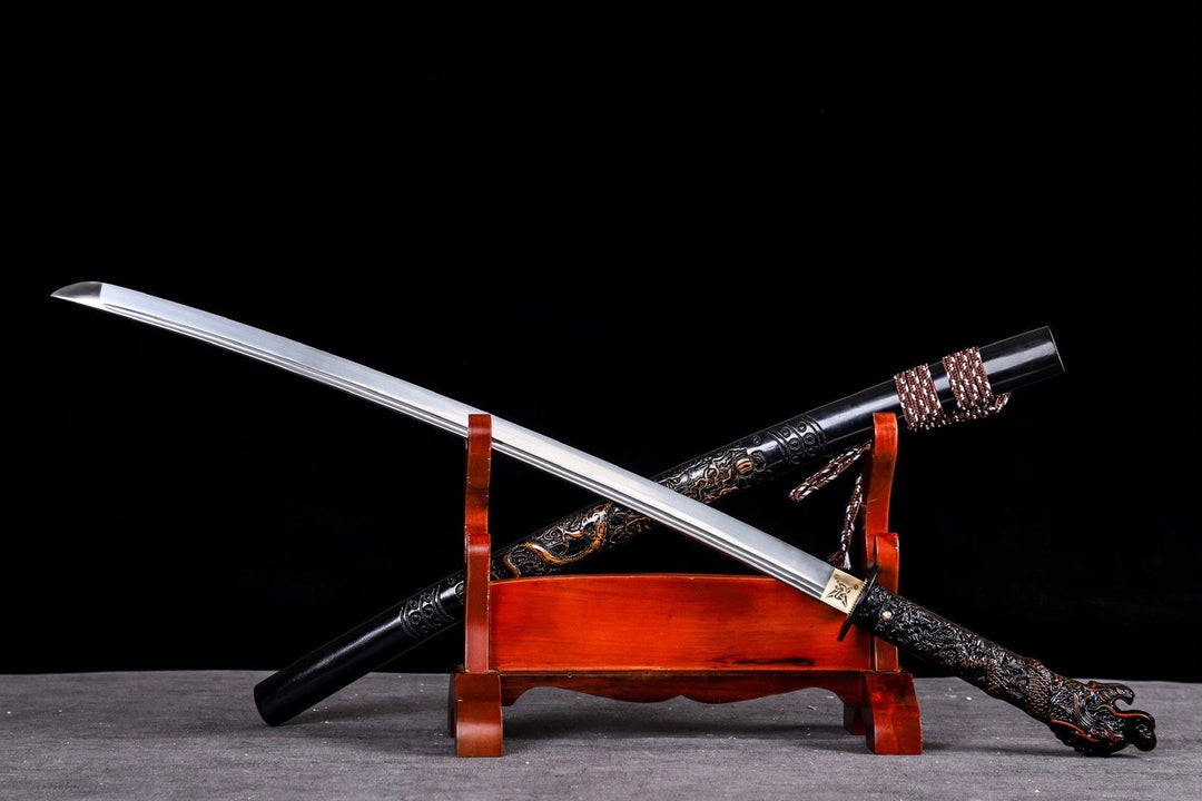 Arashi no Oto Katana Engrave Dragon