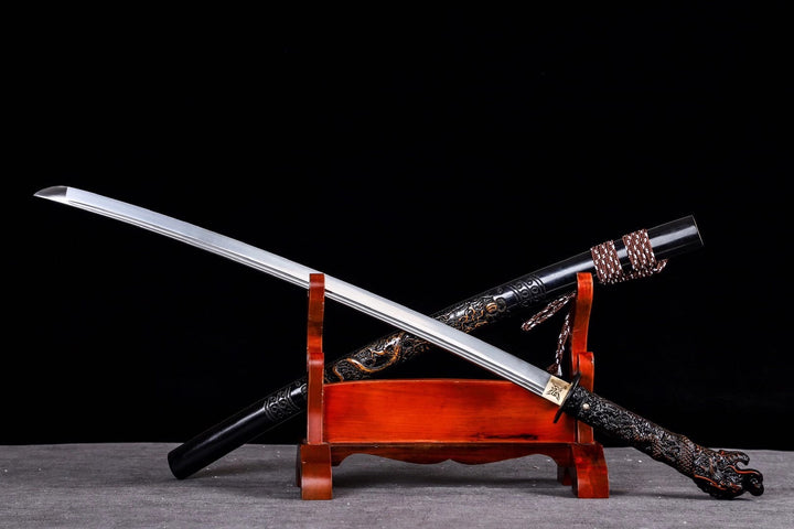Arashi no Oto Katana Engrave Dragon