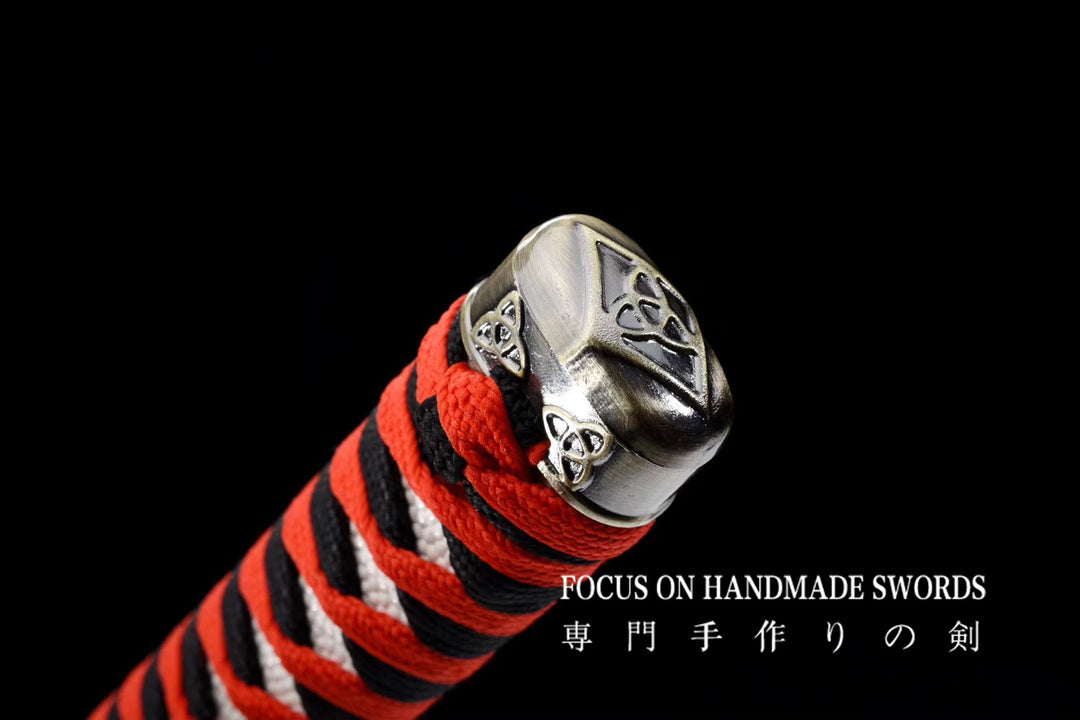 Whirlwind Manganese Steel Katana Red&amp;Black