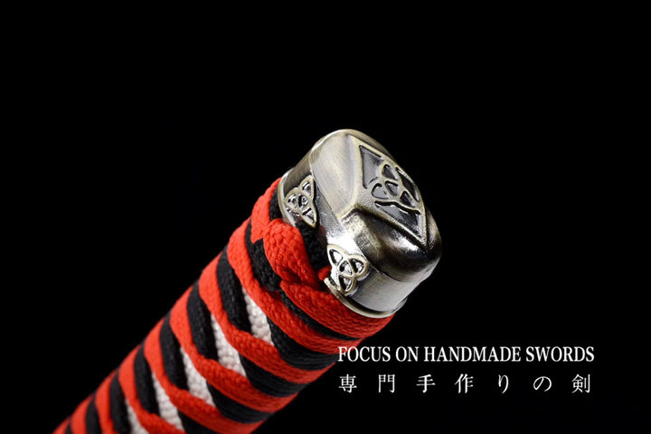 Whirlwind Manganese Steel Katana Red&amp;Black