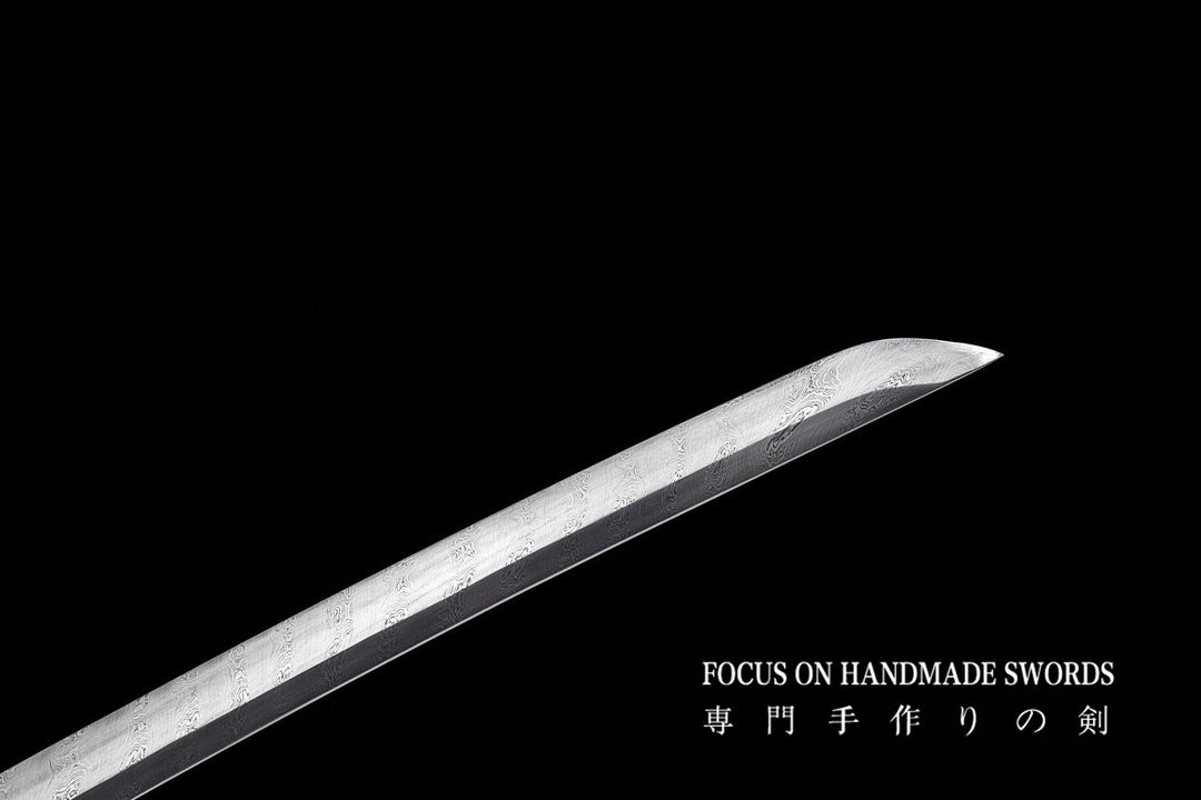 Aki no Sora Green Katana,Twist Pattern