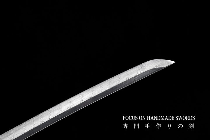 Aki no Sora Green Katana,Twist Pattern