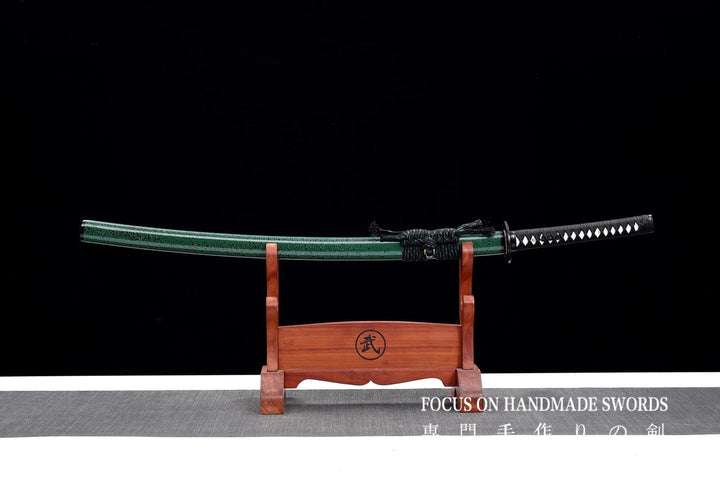 Aki no Sora Green Katana,Twist Pattern