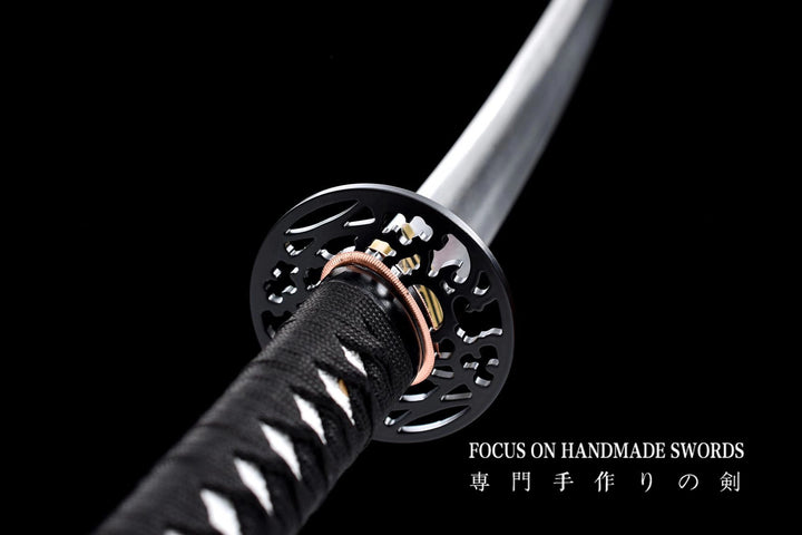 Aki no Sora Green Katana,Twist Pattern