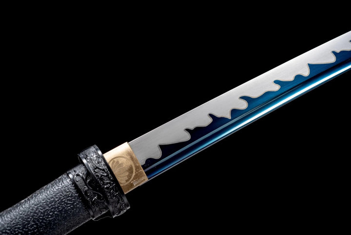 Leather Scabbard Wakizashi Black
