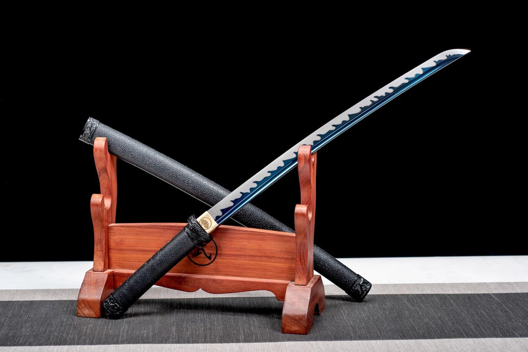 Leather Scabbard Wakizashi Black