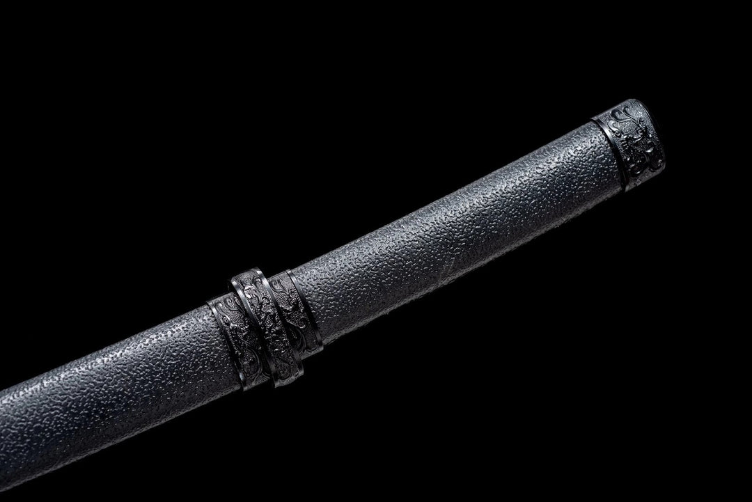Leather Scabbard Wakizashi Black