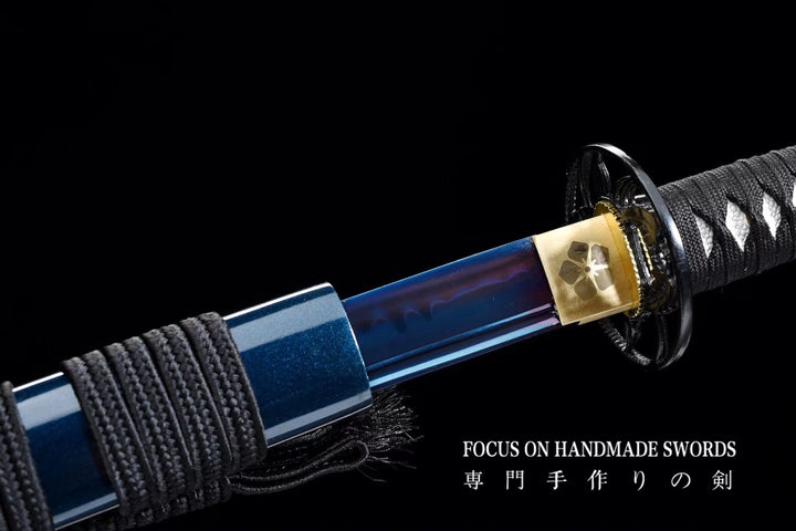 Ken no Tamashii Color Treated Blue Katana