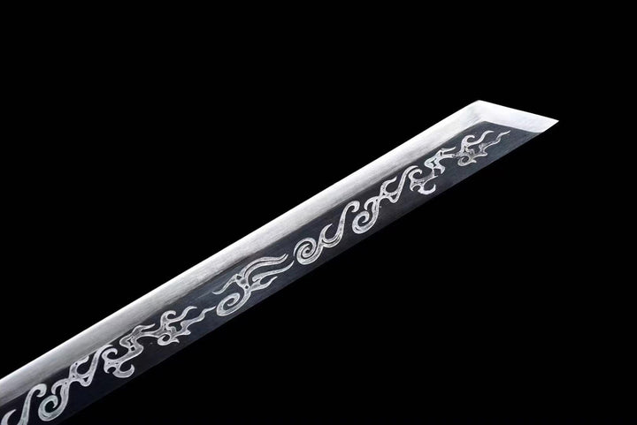 Ryuu no Kiba Katana Black Straight