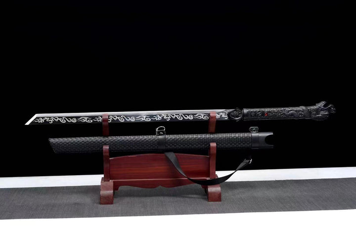 Ryuu no Kiba Katana Black Straight