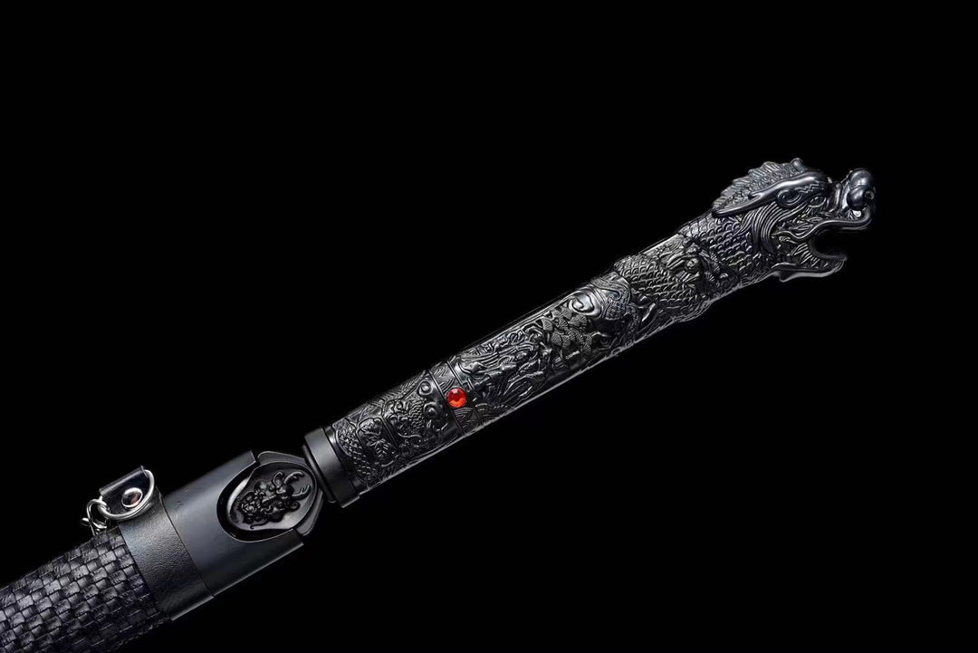 Ryuu no Kiba Katana Black Straight