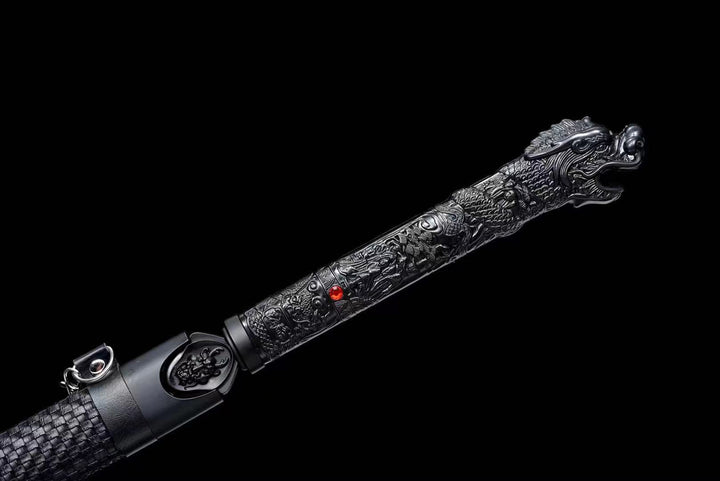 Ryuu no Kiba Katana Black Straight