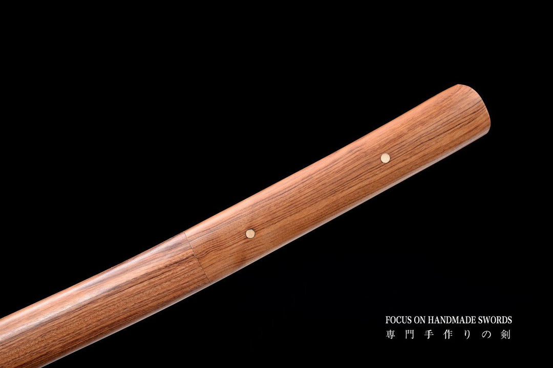 Hand Forged Wakizashi Clay Tempered Shirasaya