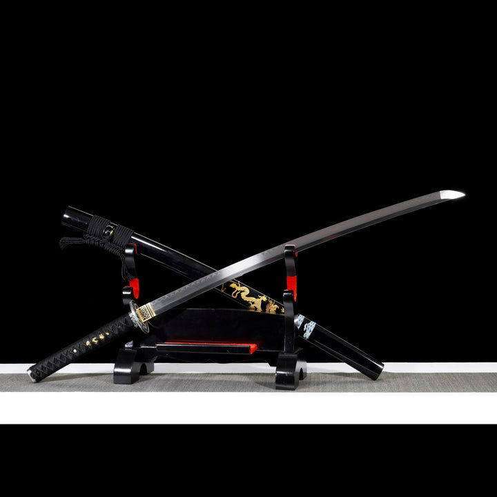 Silver Dragon Katana