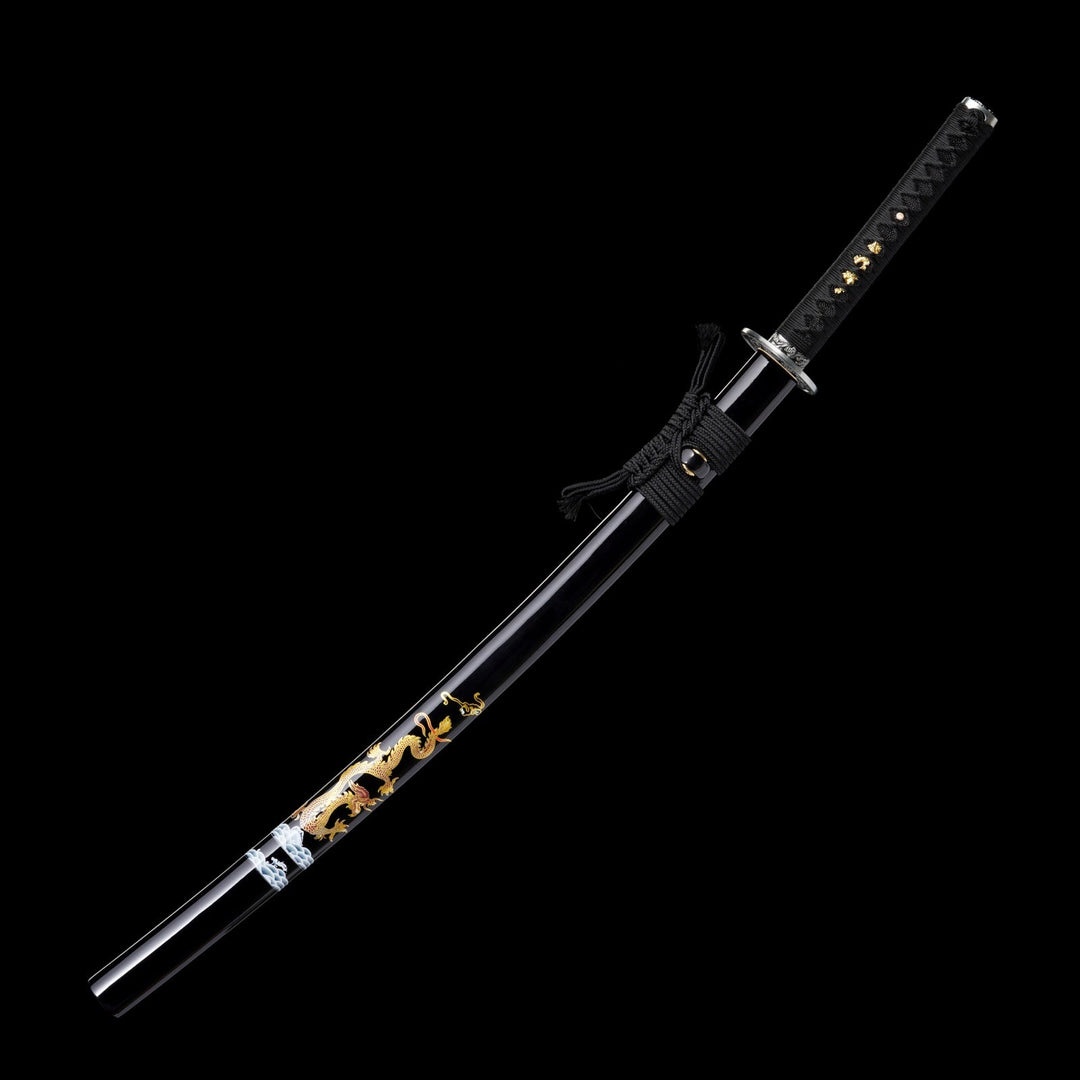 Silver Dragon Katana