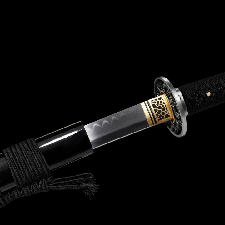 Silver Dragon Katana