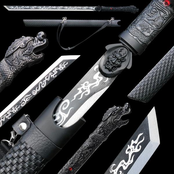 Ryuu no Kiba Katana Black Straight